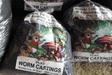 earth worm castings for organic fertilizer use