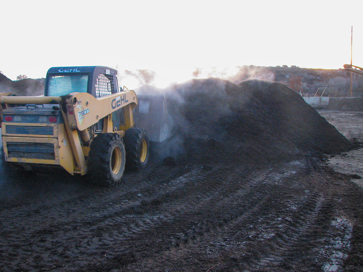 making compost in Montrose, CO